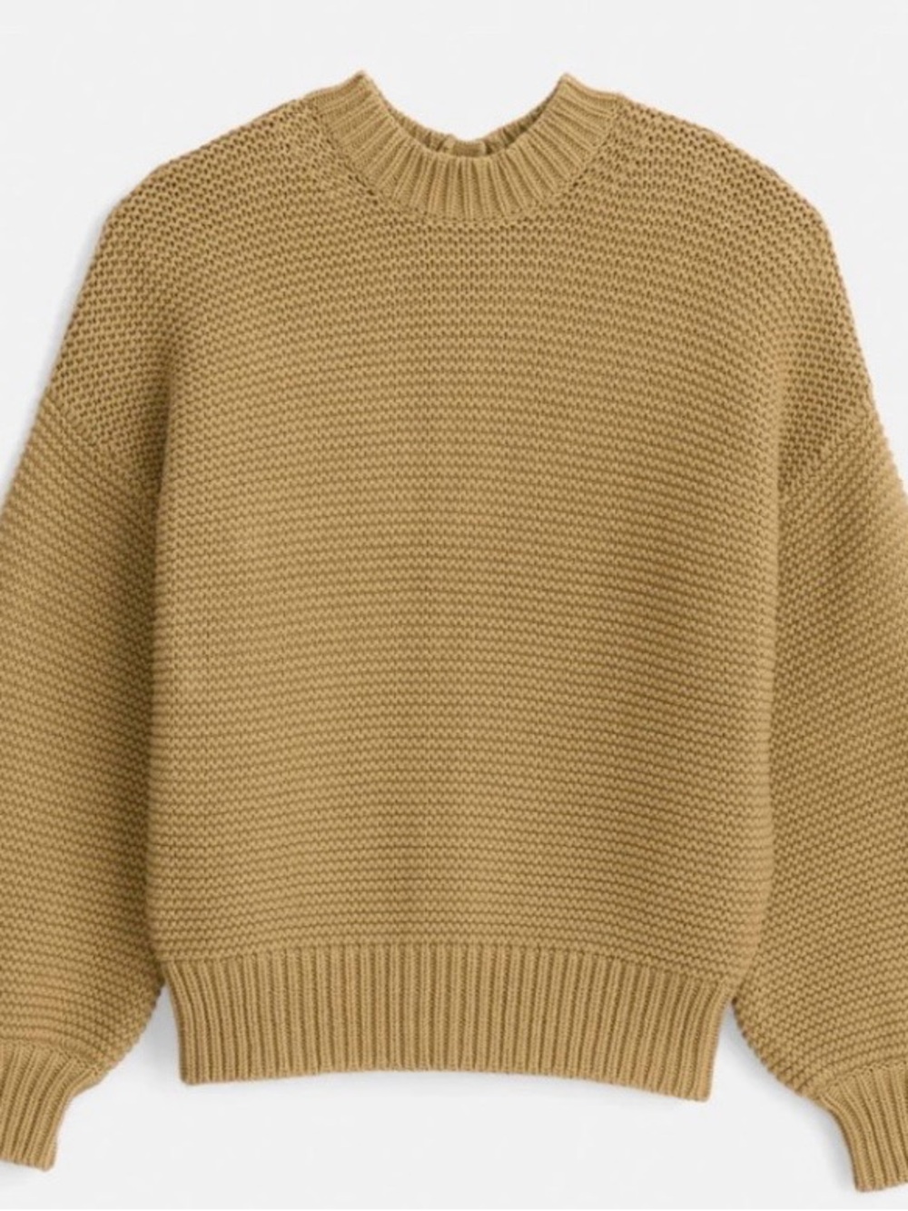 Alex Mill Button Back Sweater in Vintage Khaki
